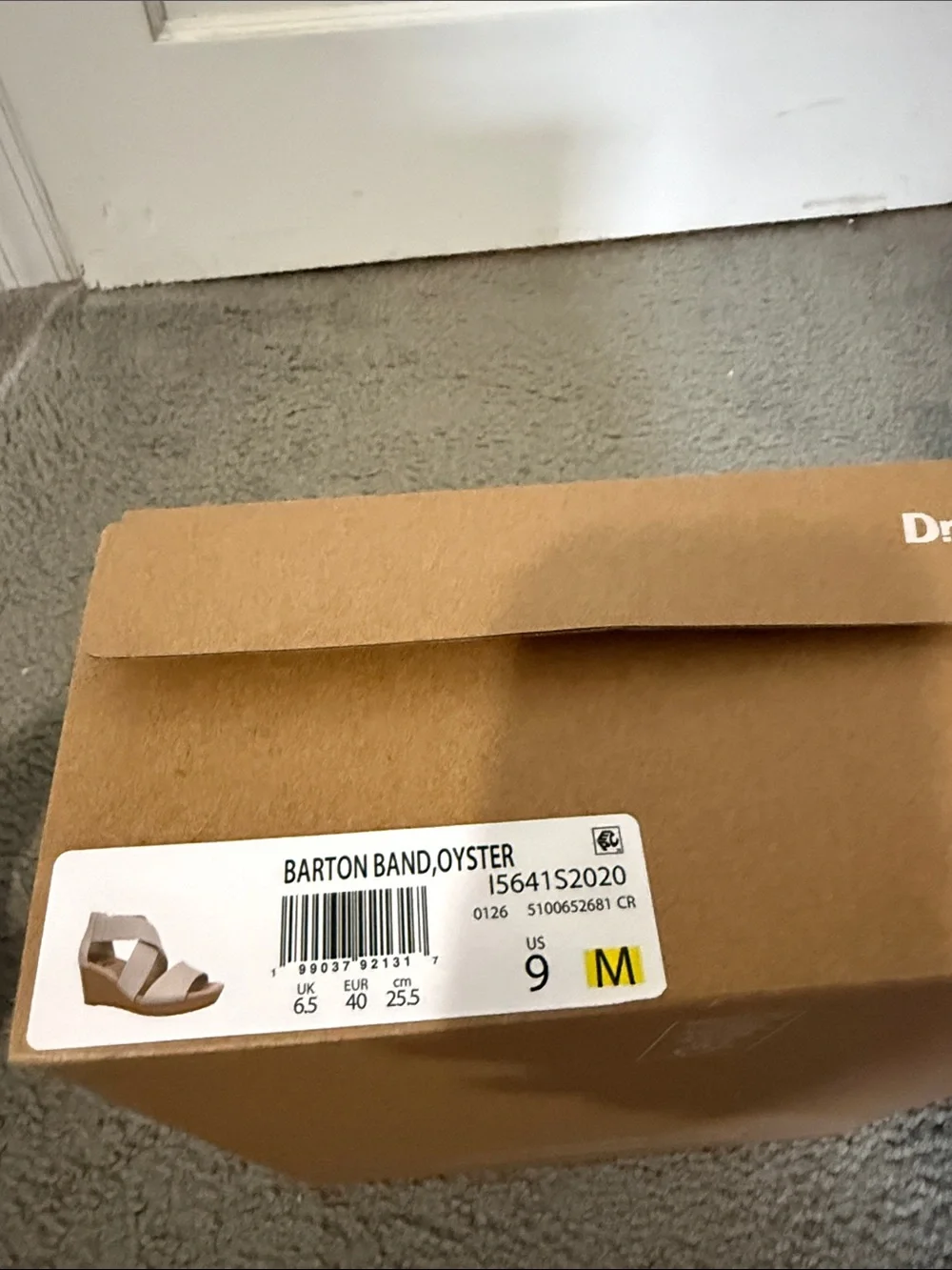 Dr. Scholl's Neutral Beige Crisscross Wedge Sandals